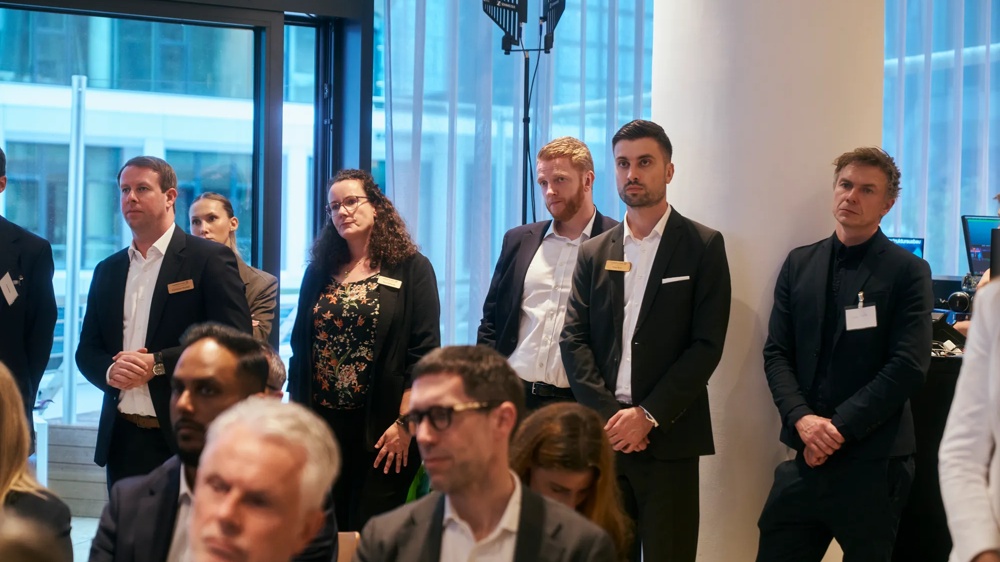 Mitarbeiter:innen der Commerz Real auf dem Private Markets-Forum in Frankurt am Main