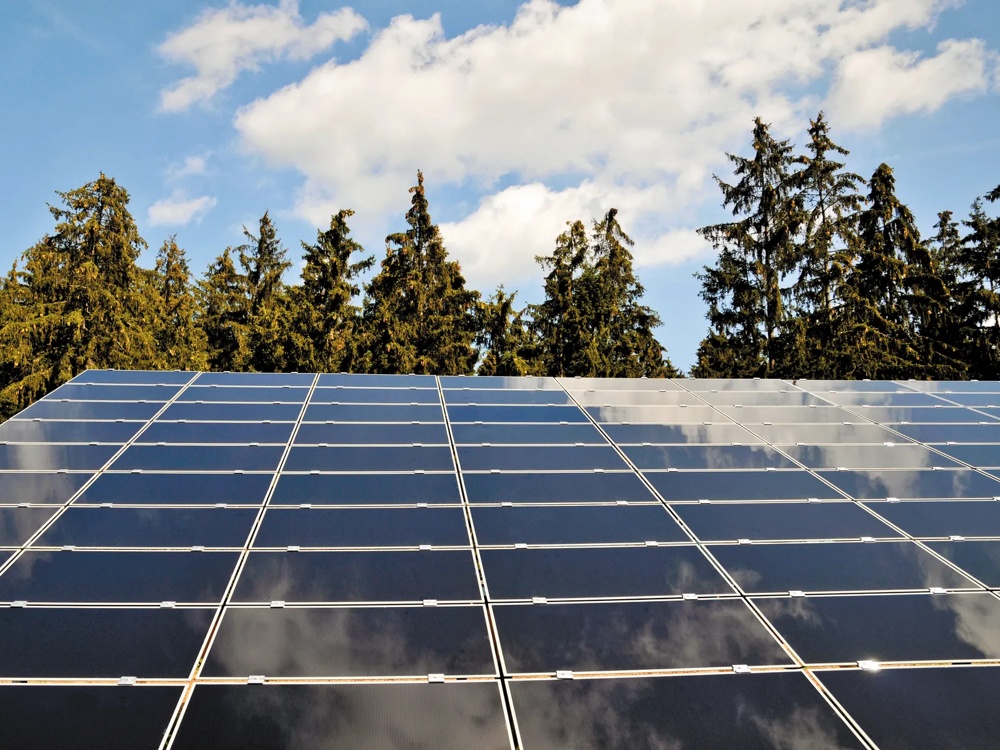 Höttingen solar power plant